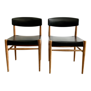 paire de chaises en bois