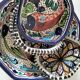 Set of 9 hand-painted Tunisian ceramics.