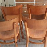 Four Thonet bistro chairs