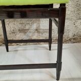 Six chaises des années 50 - bois verni