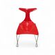 6 chaises Delfy par Gino Carollo pour Ciacci Kreaty / Italie années 1990 / 2 x rouges - 4 x noires