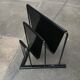 Postmodern vintage magazine rack by Markus Börgens for D-Tec, 1980s.
