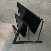 Postmodern vintage magazine rack by Markus Börgens for D-Tec, 1980s.