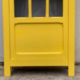 Glass-glazed Parisian wardrobe 1950