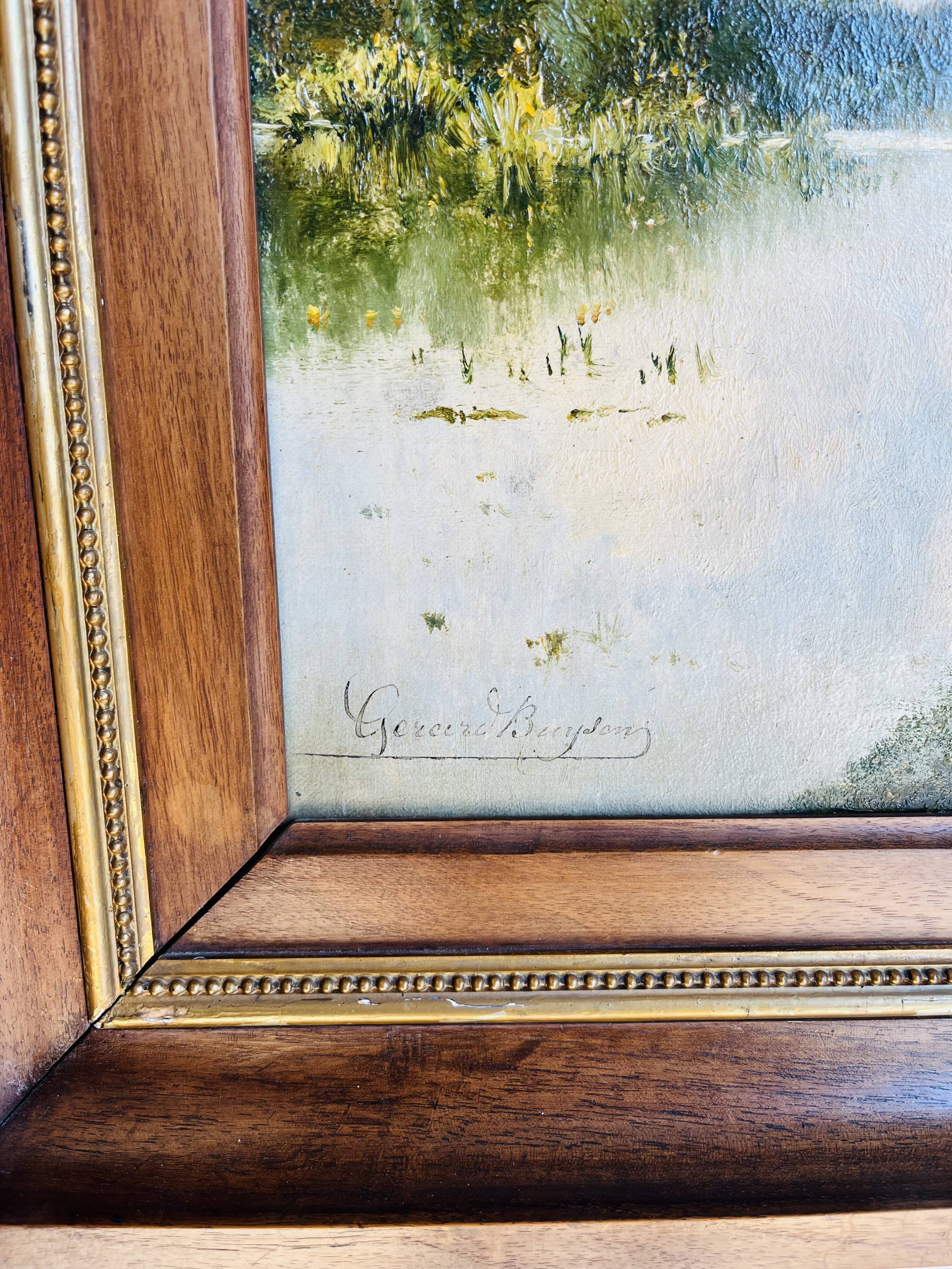 Oil on canvas Gérard Buysen (19th century)