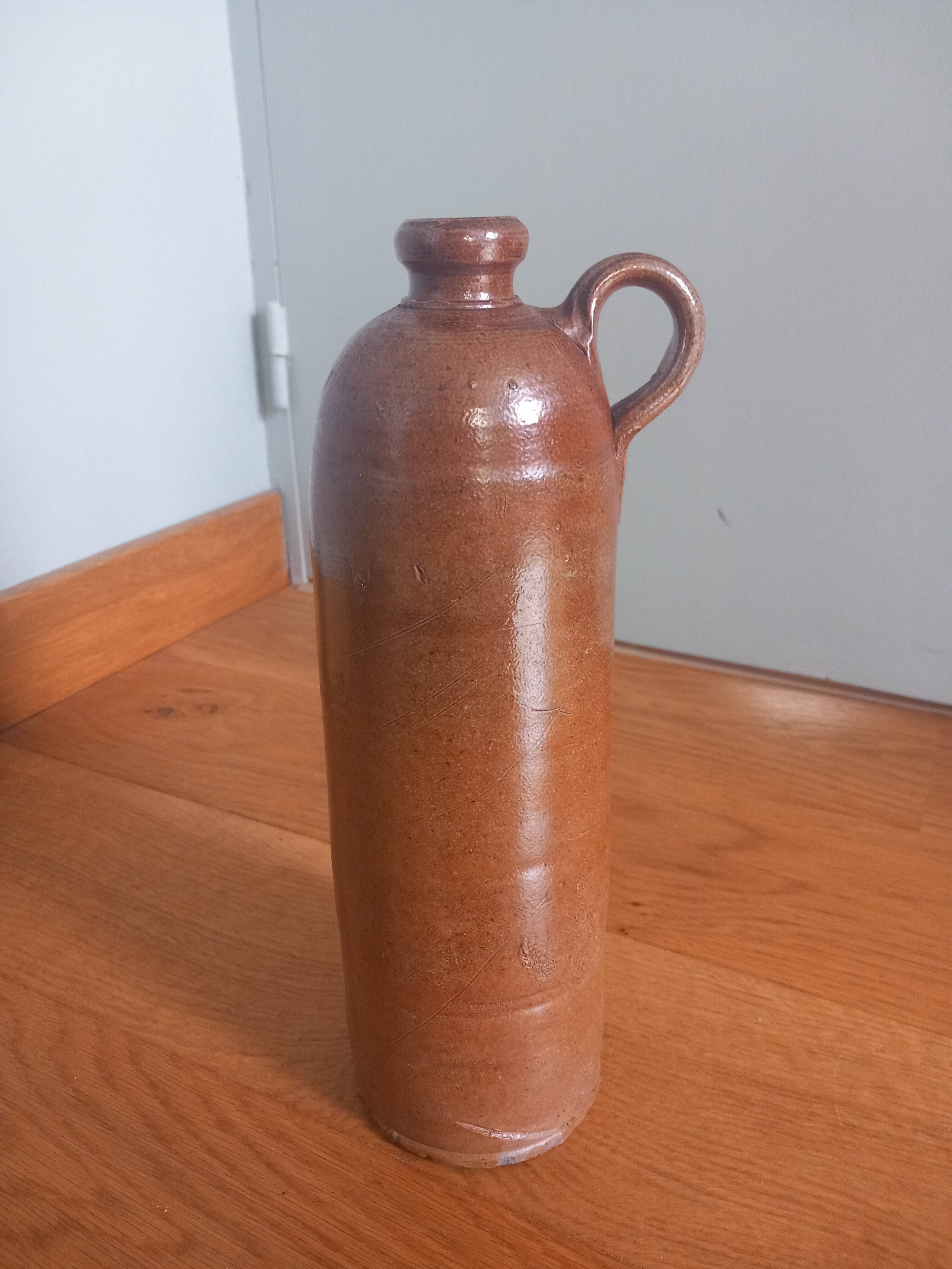 Stoneware hot water bottle