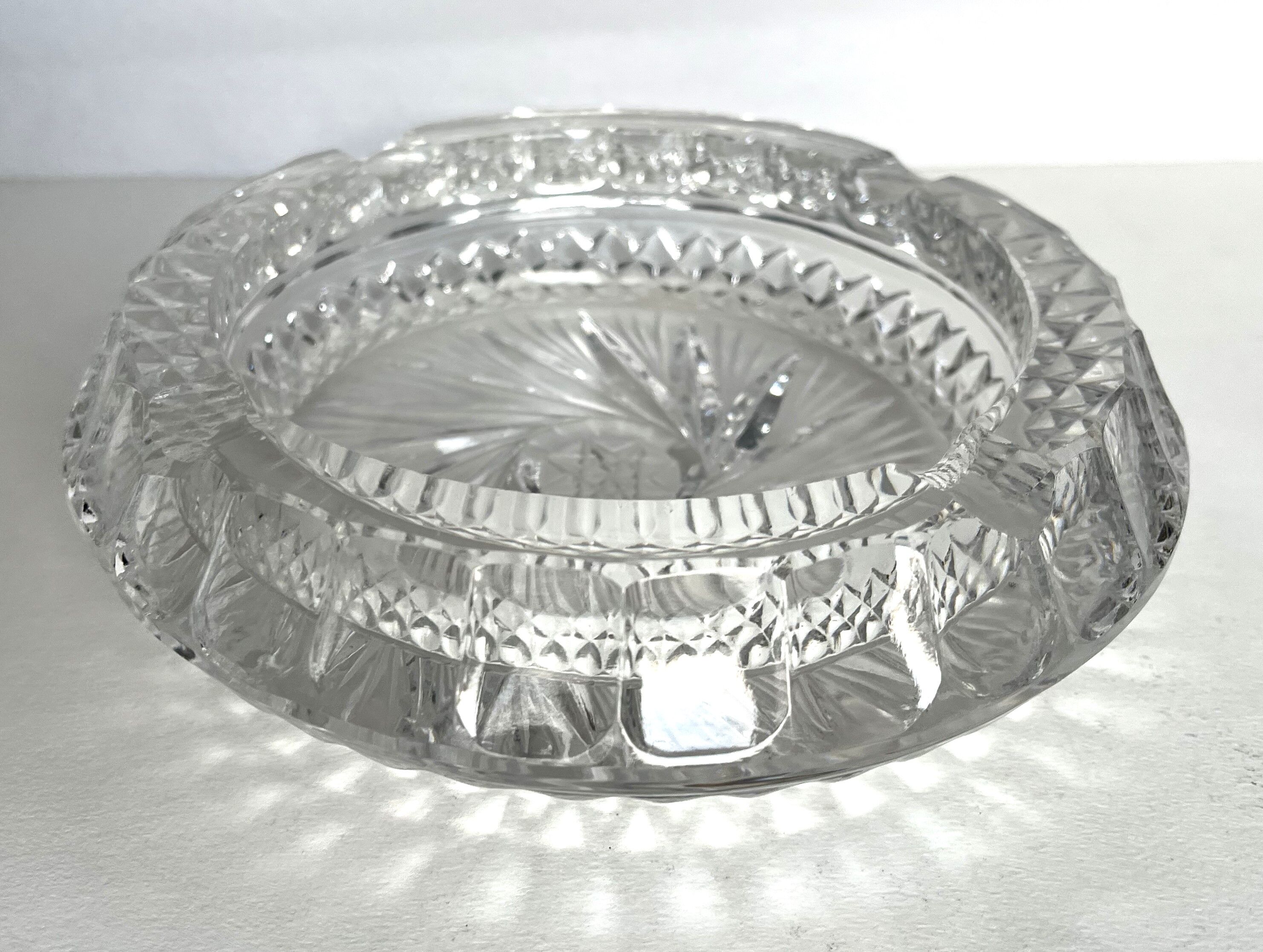 Crystal ashtray