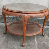 Old round coffee table chippendale style