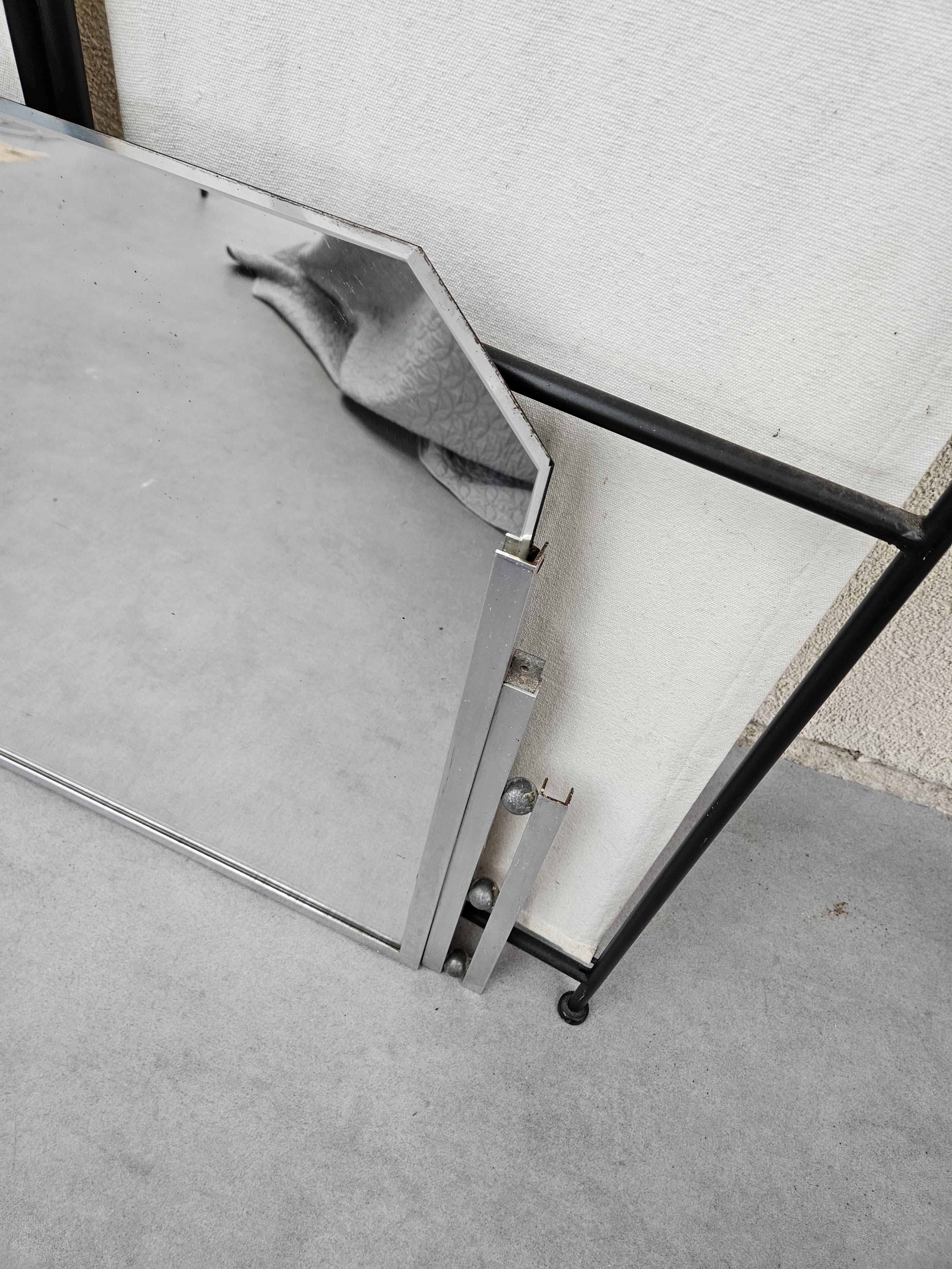 Beveled Art Deco mirror