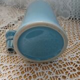 Blue ceramic bottle