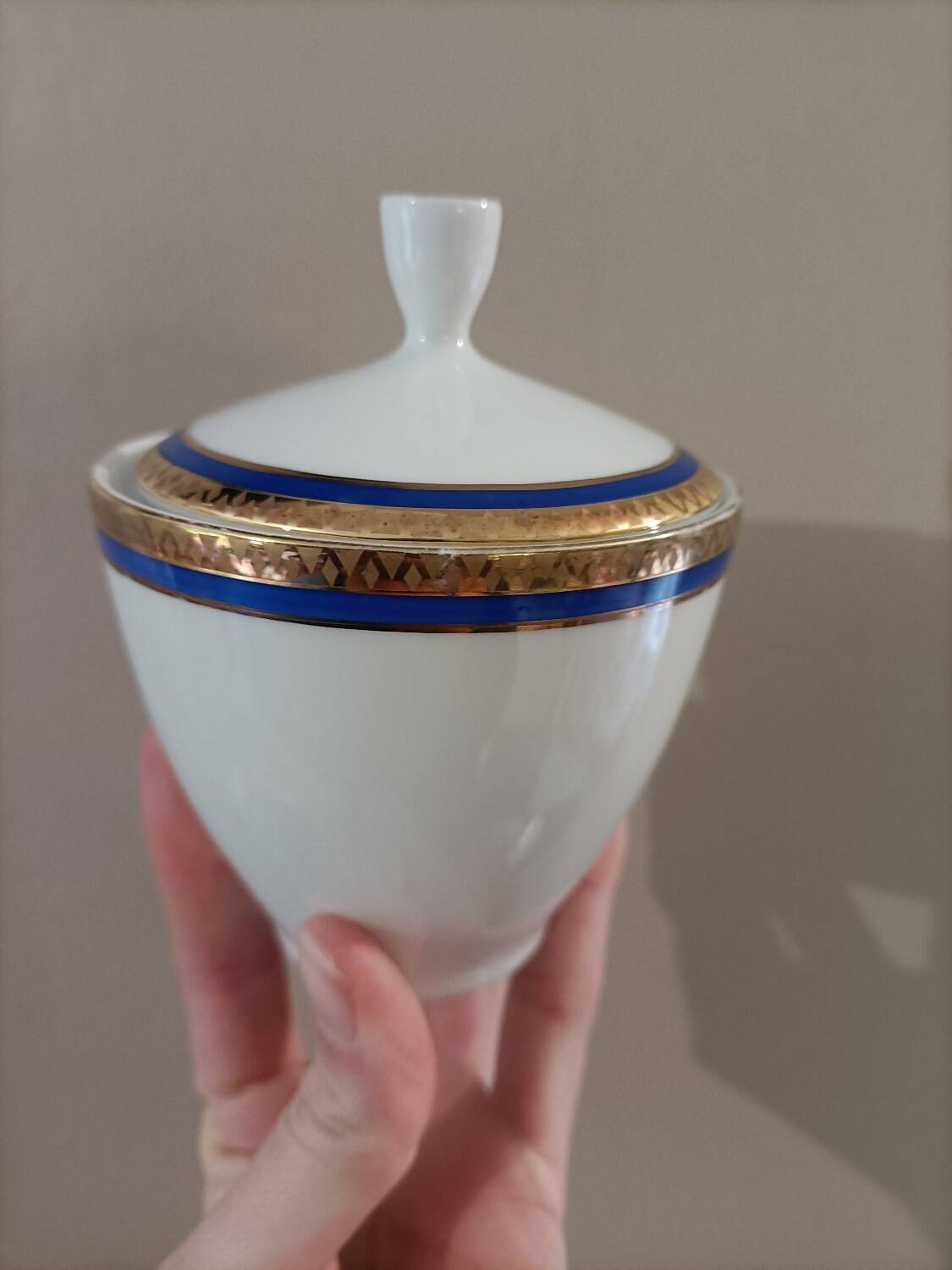 Retro sugar bowl Hertel Jacob Bavaria Germany