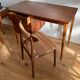 Chaise scandinave vintage en bouclette terracotta « Else »