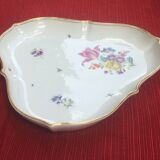 Triangular German porcelain platter