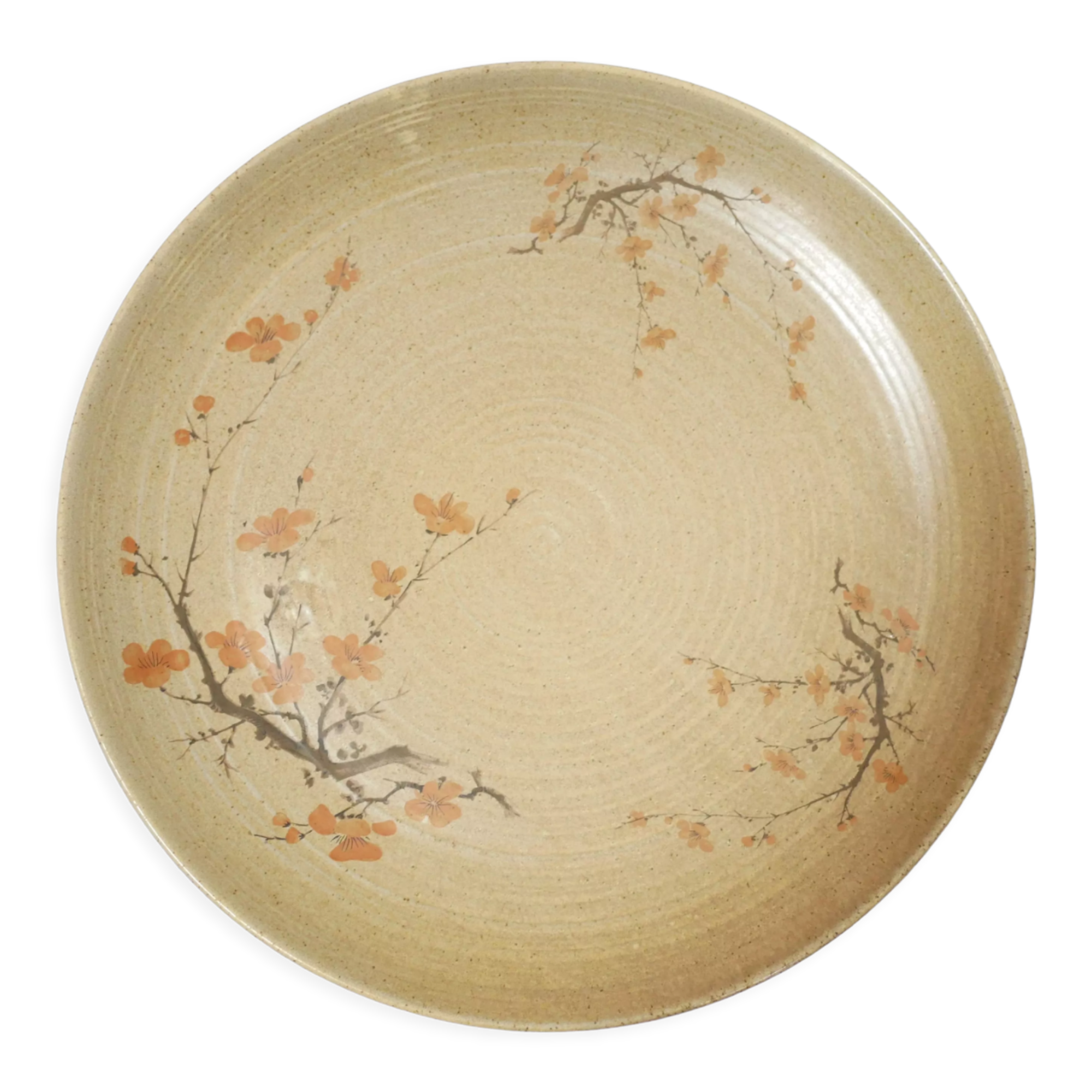 Vintage round porcelain dish by Maison Revol, France