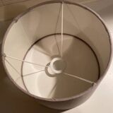 Set of 2 taupe lampshades