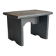 Vintage patinated grey stool