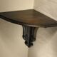 Console murale d'angle 52 x 36 cm