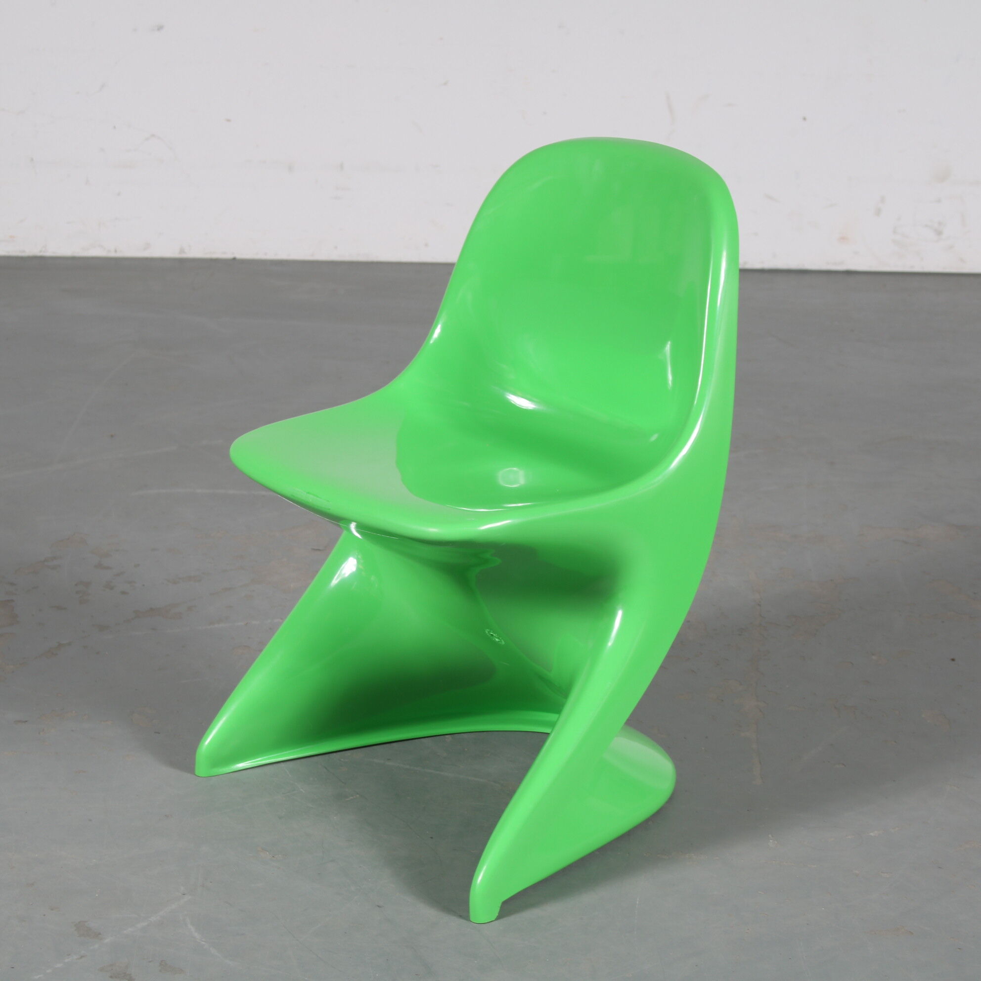 2000s Green “Casalino” children chair by Alexander Begge for Casala, Germany