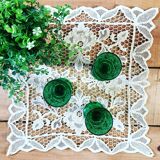 Set of 3 small glasses in Porto on foot. Green and gold glasses. Vintage. Vintage dishes. Art of the table