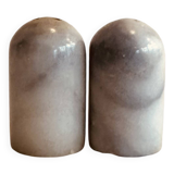 Marble salt and pepper shakers