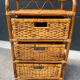 Rattan chest of drawers