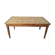 Farmhouse table with two extensions