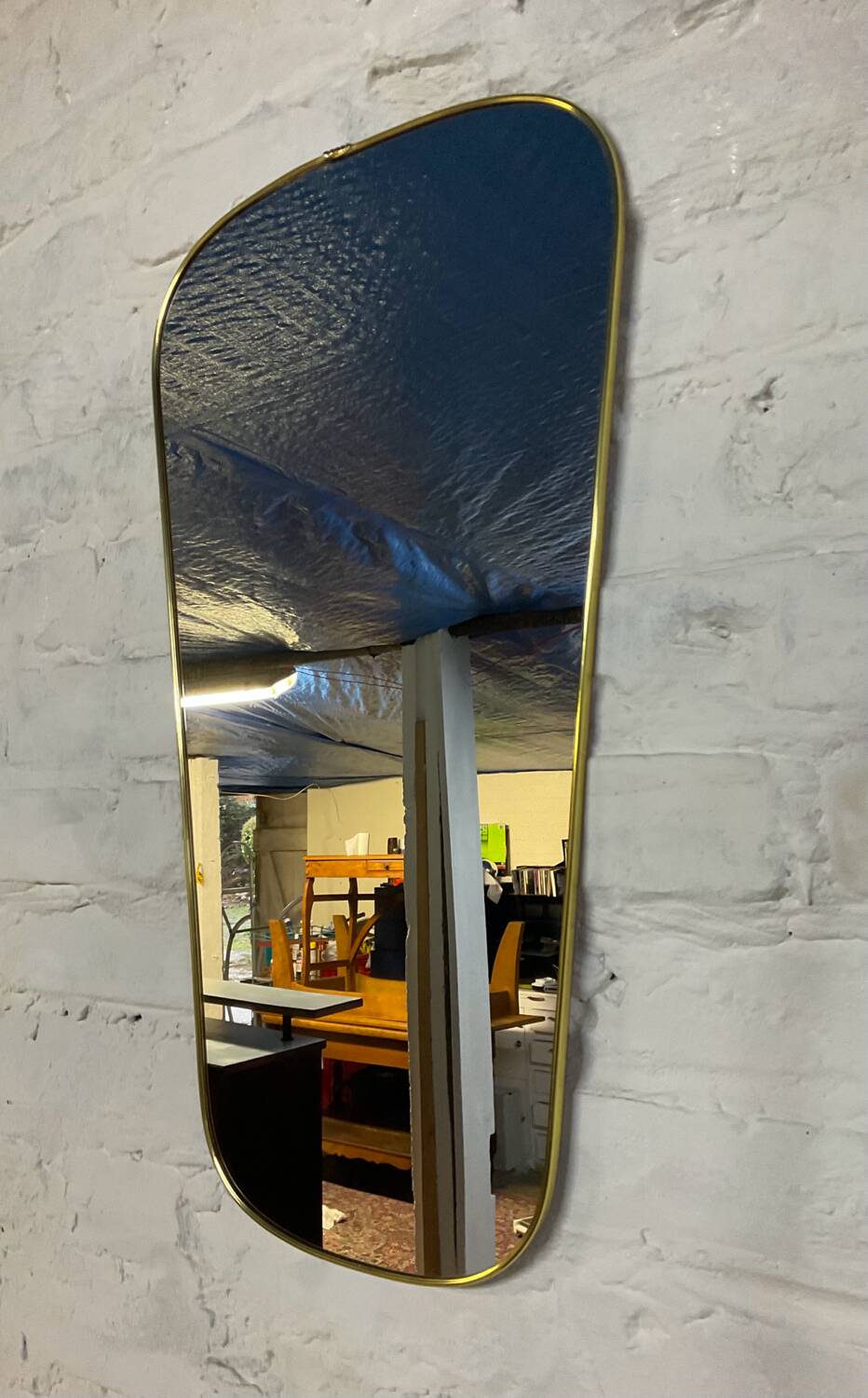 Miroir asymétrique forme libre des années 60