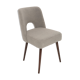 'Shell' Chair in Grey Boucle, Europe, 1960s