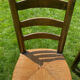 Pair of Georges Robert straw chairs