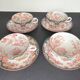 4 porcelain tea cups