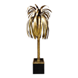Lampadaire vintage palmier en laiton Maison Jansen