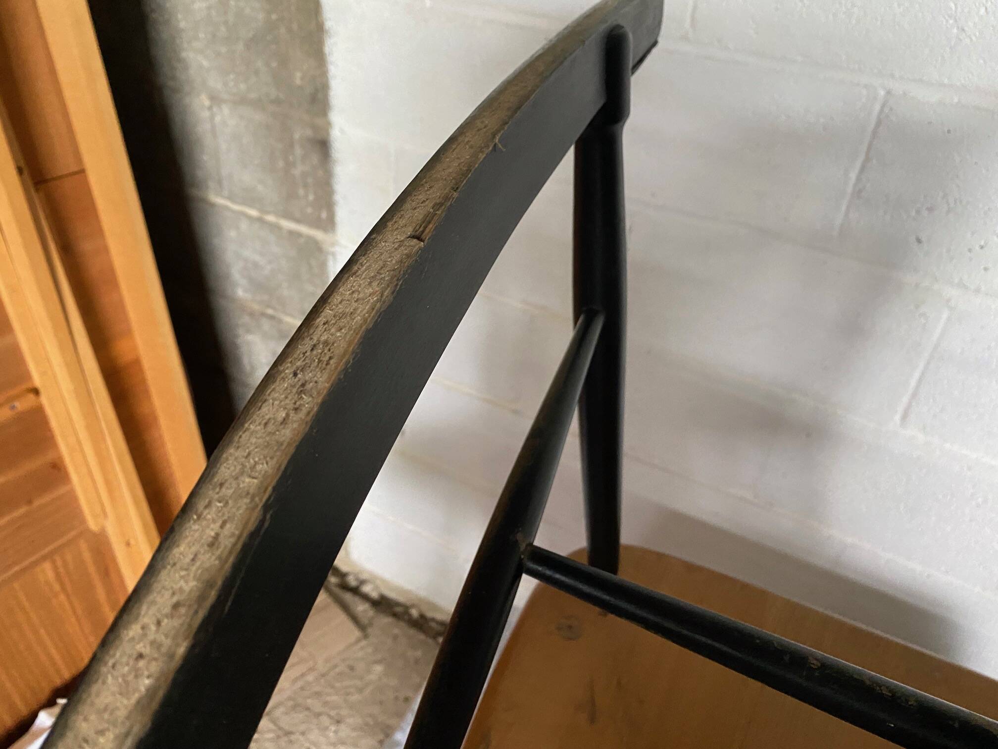 Rocking chair Scandinavian design attributed to Inge Andersson vintage 1960