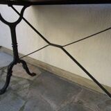 Antique rectangular bistro table