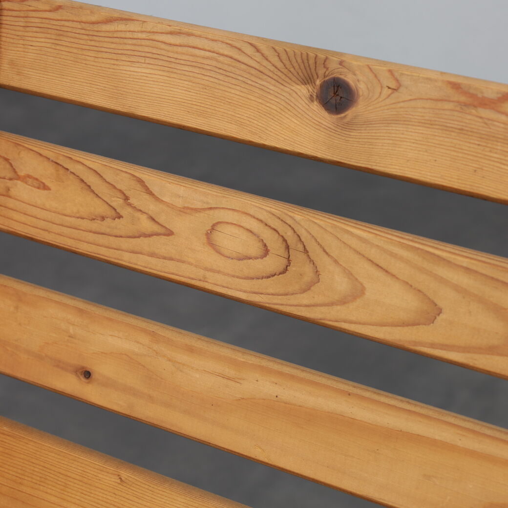 Folding chair “Scissors” in slatted pinewood, 1970s