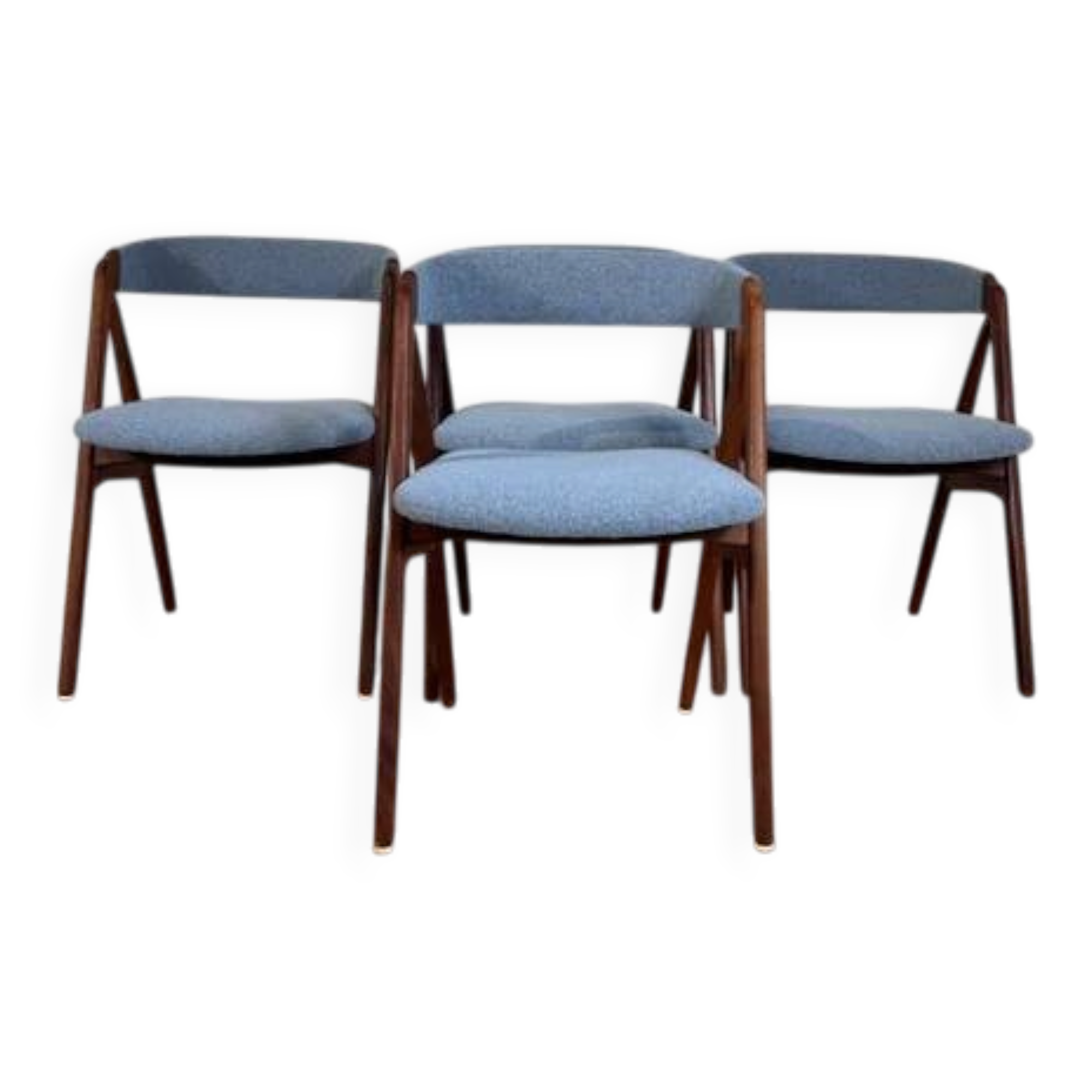 Set of 4 chairs by Thomas Harlev for Farstrup Møbler, 1960s.