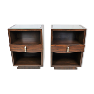 2 tables de chevet art