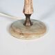 Chic hotel table lamp in onyx and brass, mid-century modern table lamp from the 70s.