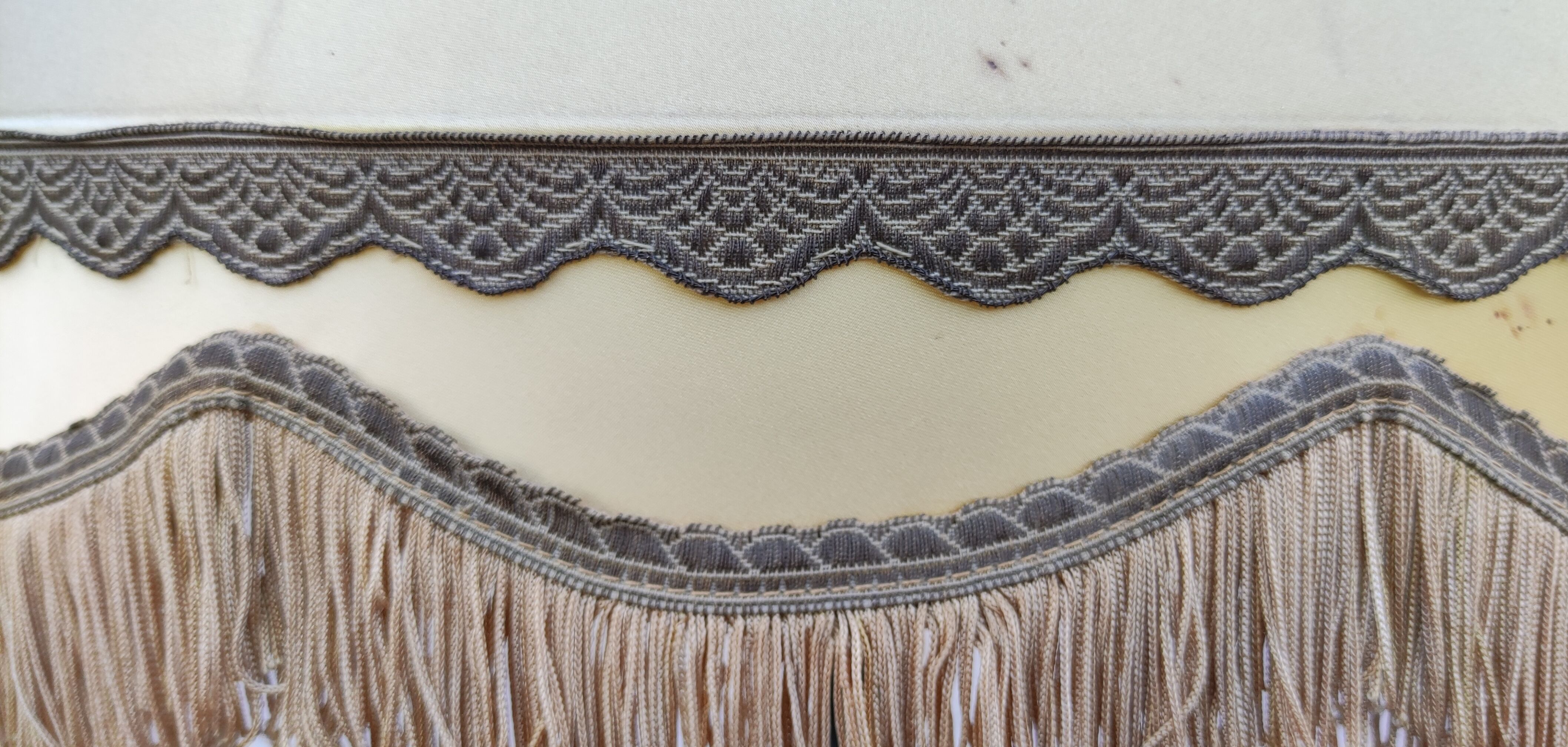 Wrought iron tripod floor lamp