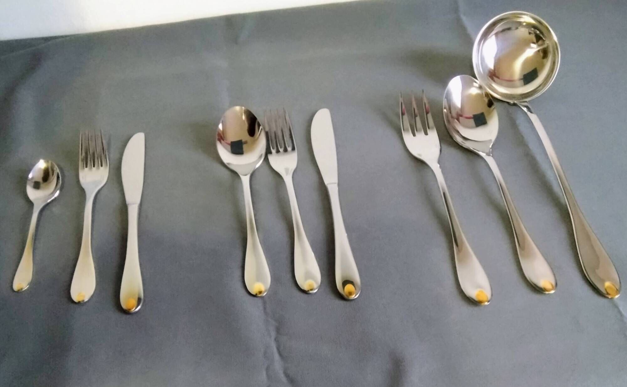 Cutlery set 75 pieces inoxpran italy