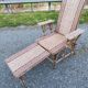 Chaise longue bain de soleil rotin fauteuil
