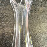 Large sculptural crystal vase from Sèvres, France, 1970s, 51 cm