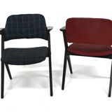Set of 2 Scandinavian chairs, "562-026", Bengt Ruda, Nordiska Kompaniet, Sweden, 1950