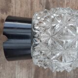 chiseled glass sconce 1970