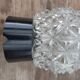 chiseled glass sconce 1970