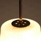 Opaline suspension lacquered steel and brass