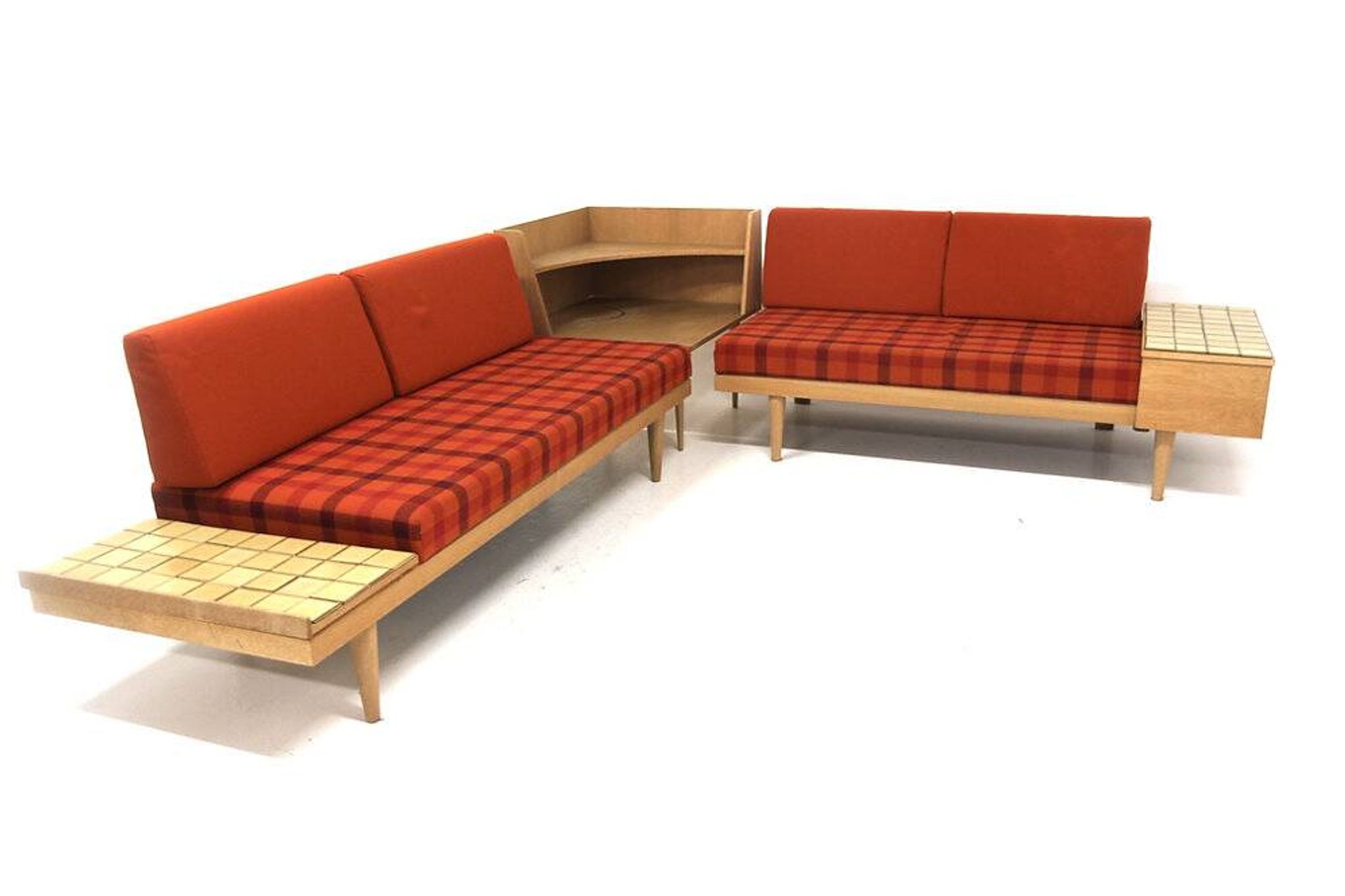 Set of 2 "Svane" chaise lounges, Ingmar Relling, Ekornes, Norway, 1960