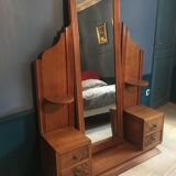 Entrance vanity unit with mirror