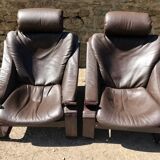 Paire de fauteuils Ake Fribyter pour Nelo 70s