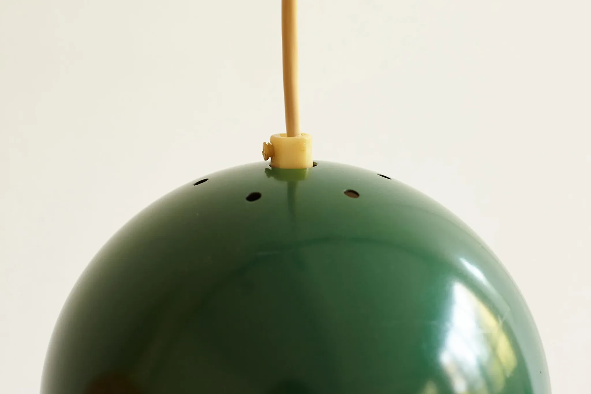 Set of Three Vintage Pendant Lights, Denmark 1970s