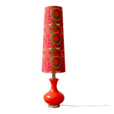 Lampe vintage opaline H.130cm